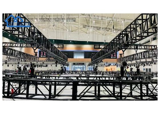 購入 2m セクション ボルト接続 アルミステージトラス 6061-T6 アルミ コンサートステージのための四角形 オンライン製造