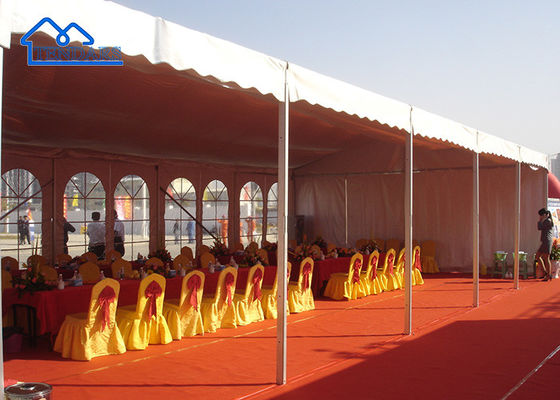 購入 結婚式、パーティー、倉庫などのイベントのマーキーテントのためのアルミニウム倉庫ポリ塩化ビニールの屋根カバーの玄関ひさしのでき事のテント オンライン製造