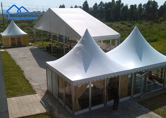 購入 ガラスの壁パゴダ パーティテント 屋外商用 貿易ショー イベントまたは展示のために販売 online manufacture