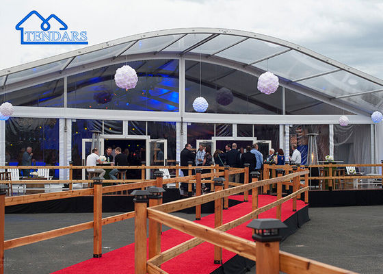 購入 大型ヘビーデューティ 防水 屋外ガラス壁テント 結婚式パーティー イベント用アーキュムテント online manufacture