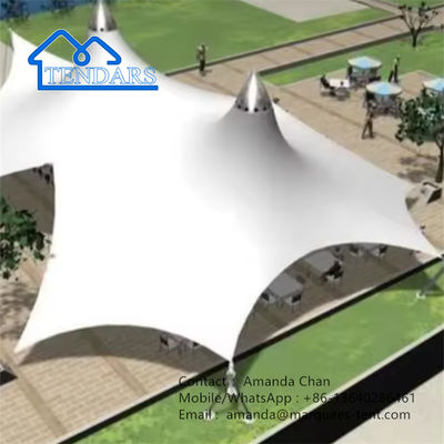 購入 リゾート・ヴィラ ランドスケープテント PVDF膜構造テント 屋外公園用 online manufacture