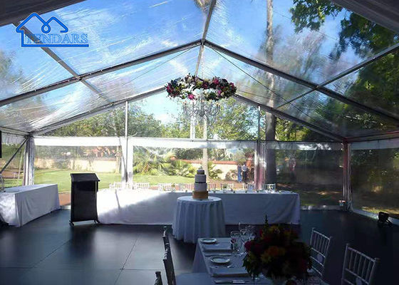 ヨーロッパスタイルの屋外結婚式マーキーテントビッグスパン装飾 500 人ウェストミッドランズパーティーキャノピー