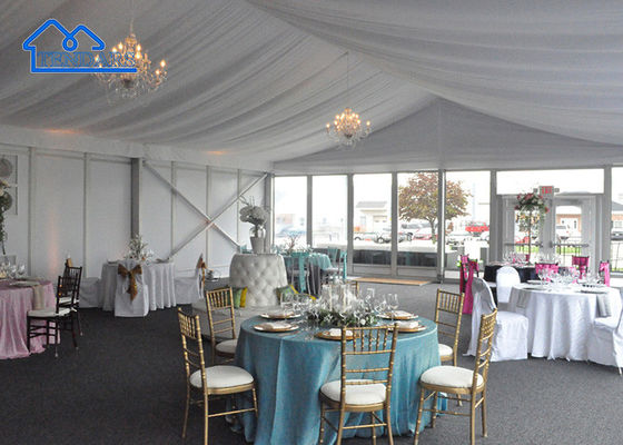 屋外紫外線防止アルミフレームガラス壁パーティー結婚式のテント展示会のテントイベントマーキーテント