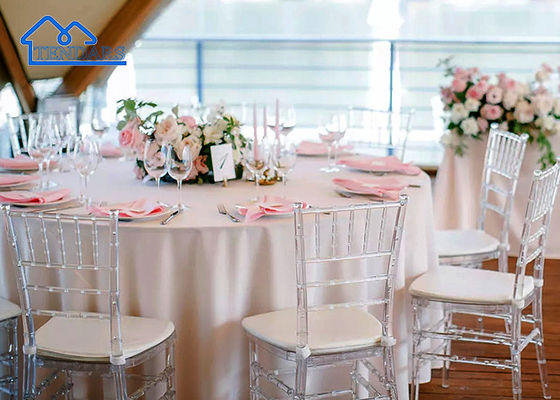 オーダーメイド 樹脂 イベント チェア 透明 プラスチック 食卓 チェア 結婚式 宴会 テント アクセサリー
