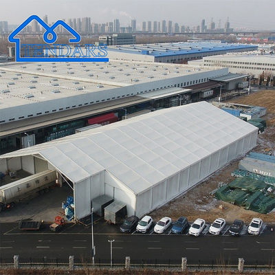 仮設PVC工業倉庫 倉庫 テント アルミニウム枠構造 テント 大型倉庫 テント 販売