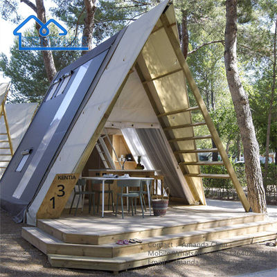 豪華ホテルテント 厚い布 キャンピング サファリテント 屋外