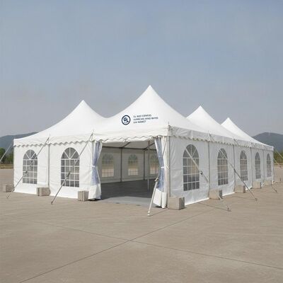 UL ANSI Certified Party Marquee Tent Commercial Grade USA Market Hurricane Wind Rated Event Canopy Structure