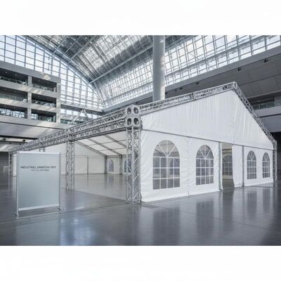 産業展示会 幕張テント TUV JIS 認定重型アルミ枠 日本貿易展 大視イベントホール