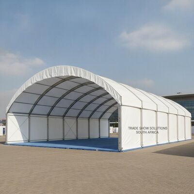 耐久性のある耐風性のマーキー テント南アフリカ大スパン防水シェルター アルミニウム展示会展示会用